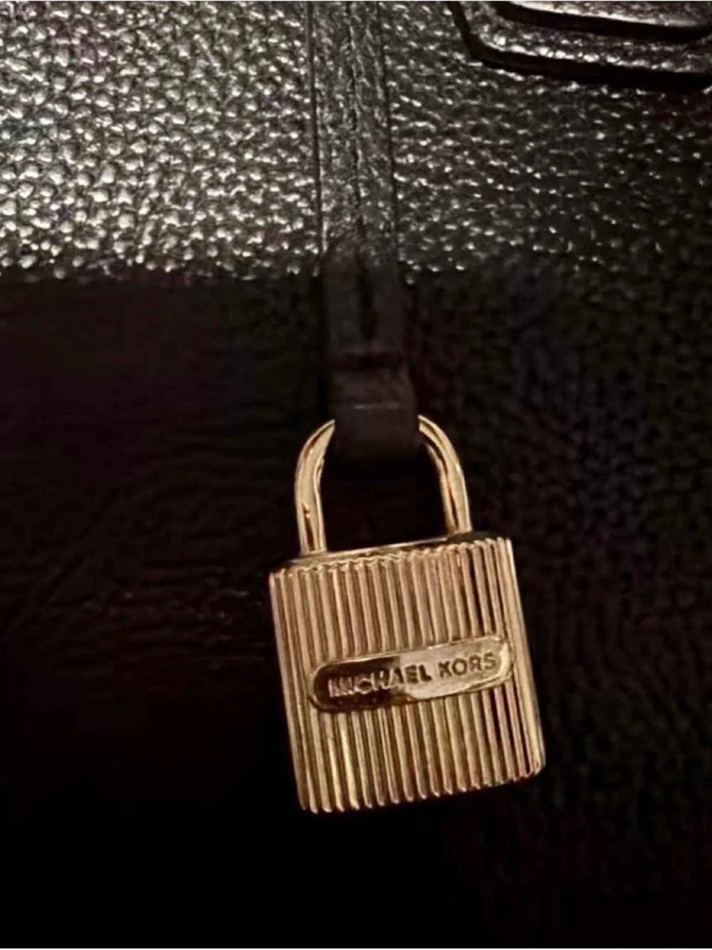 Michael Kors Mercer Medium Leather Tote Bag Black - READ DESCRIPTION